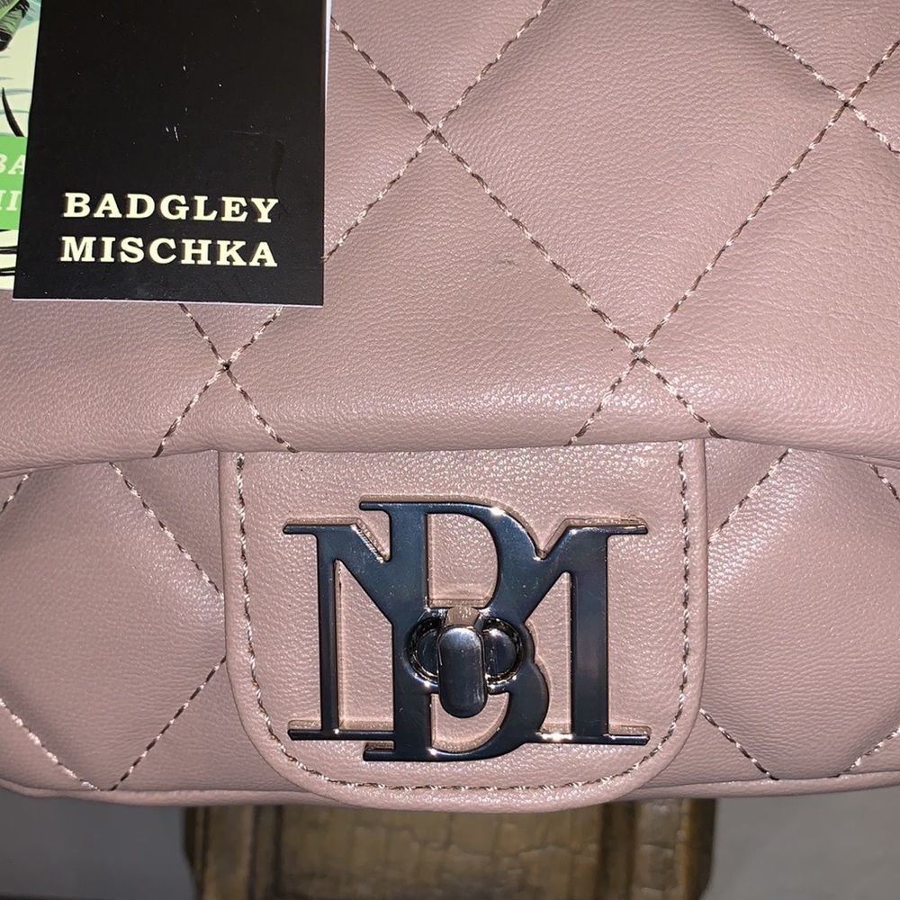 NWT Badgley Mischka Nude Bag. - Picture 4 of 4